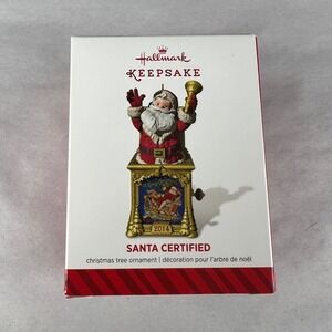 Hallmark Keepsake 2014 Santa Certified Christmas Ornament 2nd in Series